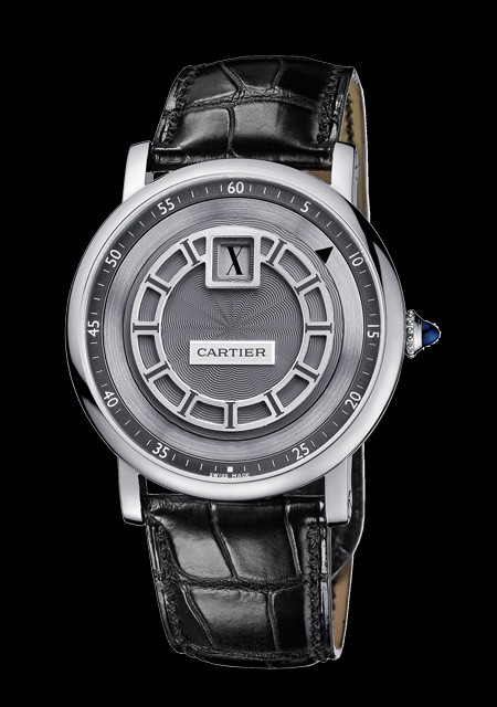 Watch Cartier Rotonde de Cartier heures sautantes index Fine