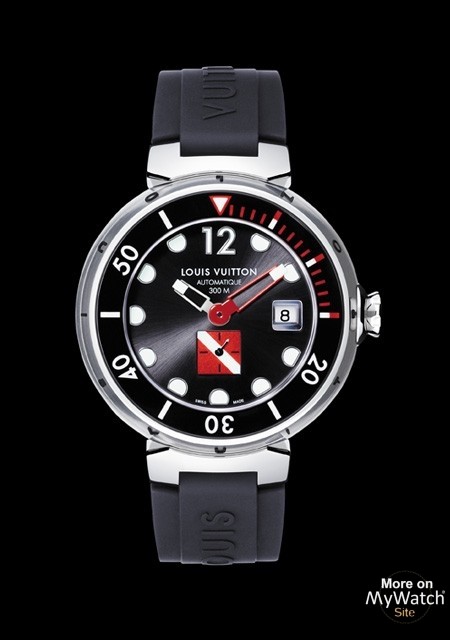 Watch Louis Vuitton Tambour Diving II Noir XL