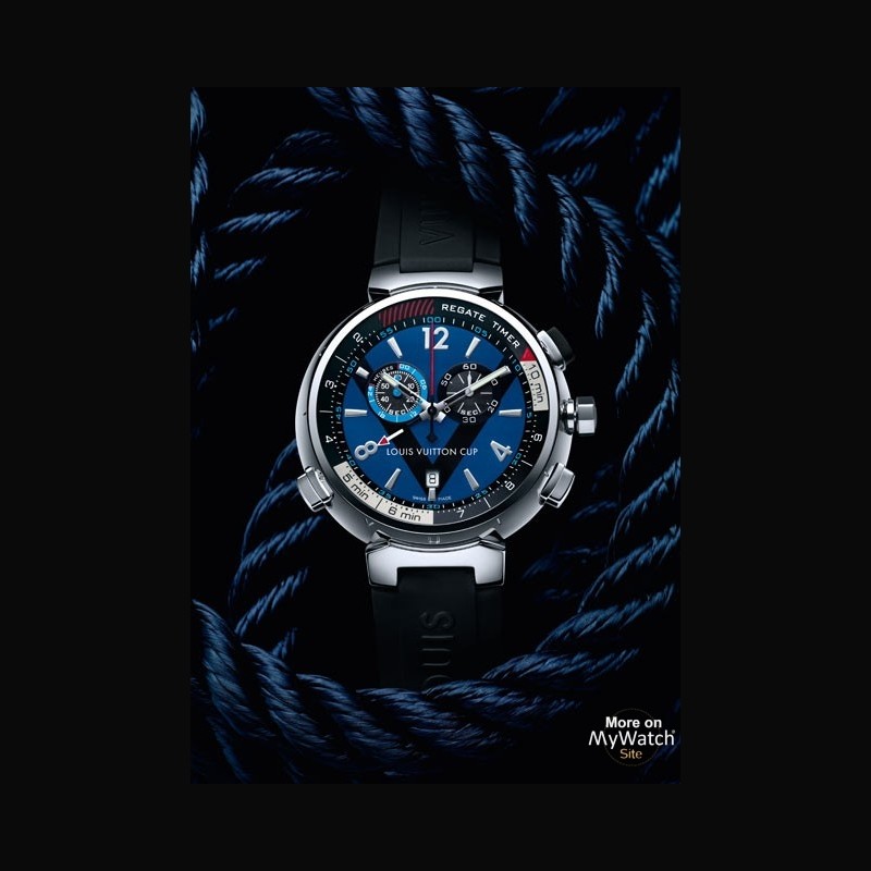 Tambour Regatta Navy watch, Louis Vuitton