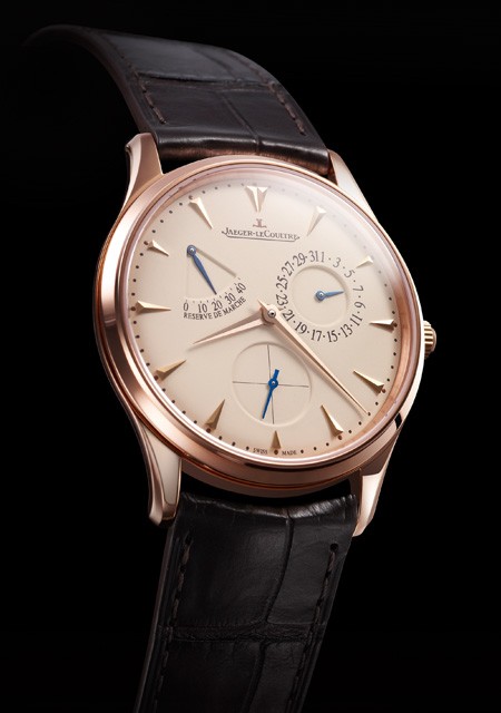 Watch Jaeger LeCoultre Master Ultra Thin Reserve de Marche Master Control Q1372520 Pink Gold Alligator Bracelet