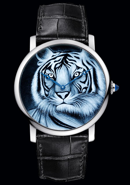 Watch Cartier Rotonde de Cartier 42 mm d cor tigre Cartier d Art