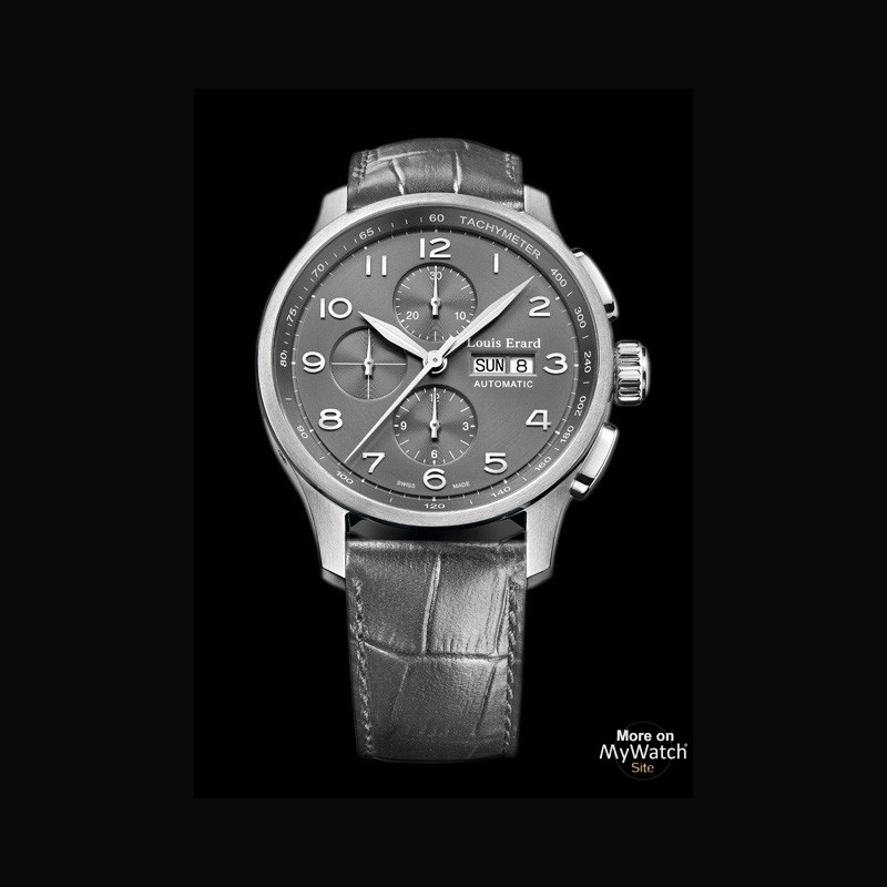 Louis Erard Men's '1931' Chronograph Grey Dial Grey Leather Strap Auto –  Montret