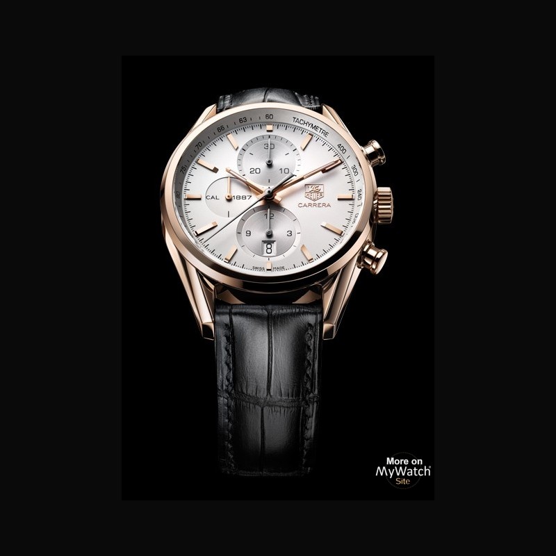 Tag heuer carrera 1887 rose outlet gold