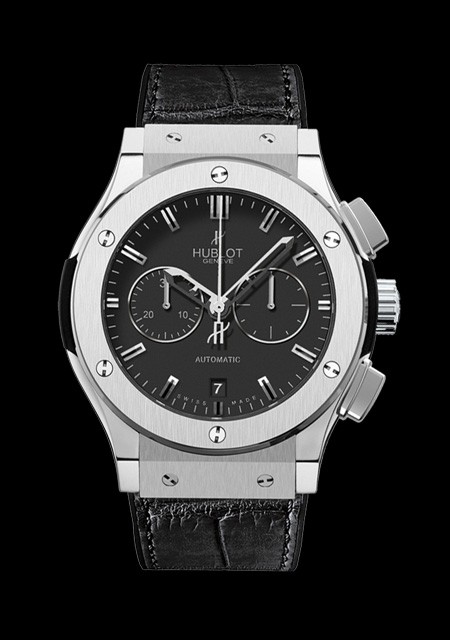 Watch Hublot Classic Fusion Chronographe Classic Fusion 541.NX.1170.LR Titanium Alligator and Rubber Bracelet