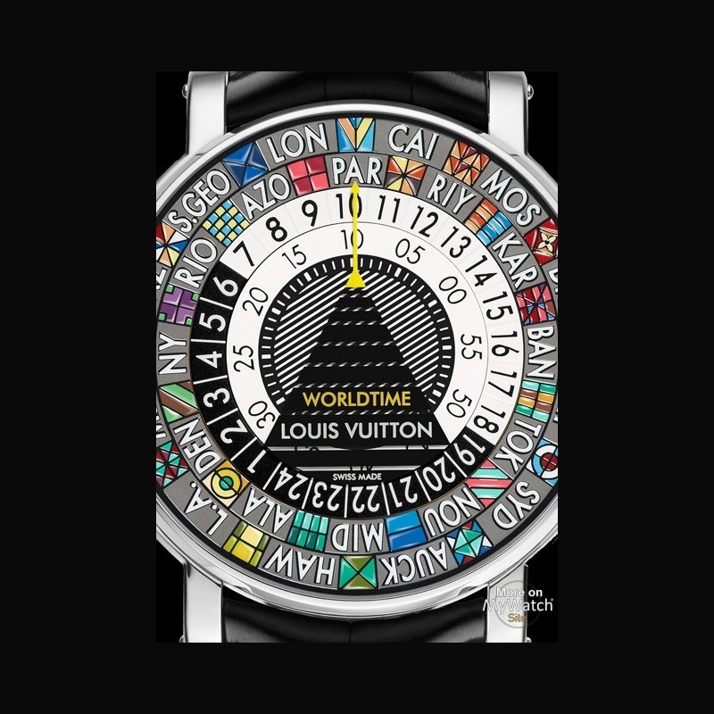 LV Escale Worldtime Blue用五顏六色诠释跟其他家不一样的世界时间- 世界腕表World Wrist Watch