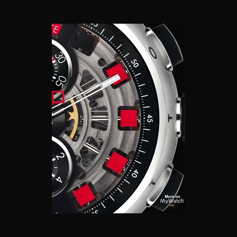 Watch Louis Vuitton Tambour Spin Time Régate  Tambour Spin Time White Gold  - Alligator Bracelet