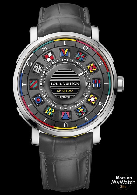 LOUIS VUITTON ESCALE SPIN TIME - ONLY WATCH 2019 For the 2019 edition,  Louis Vuitton presents a bold and unique piece: the “Escale Spin Time”  watch. A timepiece featuring outstanding creativity and