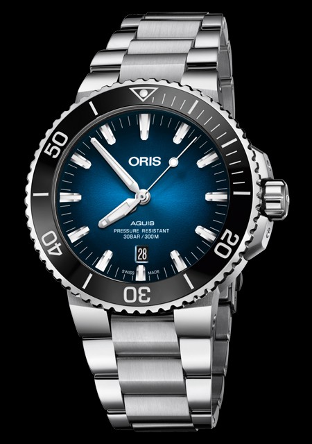 Watch Oris Oris Aquis Clipperton L.E Blue Dial Steel Bracelet