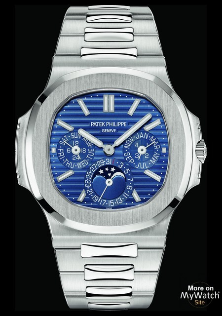 Patek Philippe Nautilus Perpetual Calendar Watches, ref 5740/1G-001, White Gold 'Grand Complication