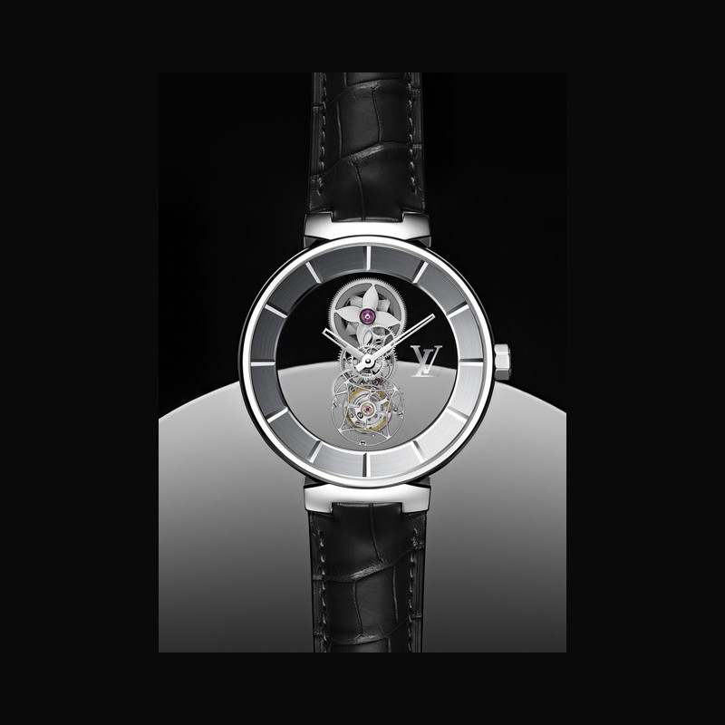 Louis Vuitton Tambour Moon Flying Tourbillon 'Poinçon De Genève' Watch
