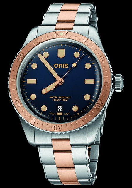 Oris sixty outlet five blue dial