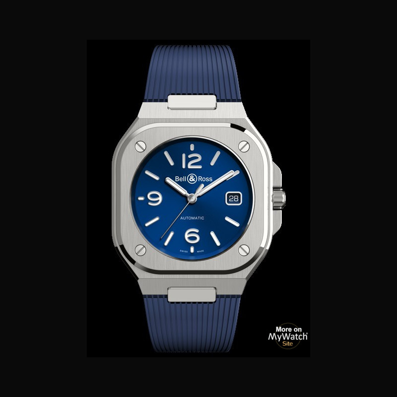 Watch BR05 Blue Steel | Bell & Ross BR05A-BLU-ST/SRB Satin-Polished ...