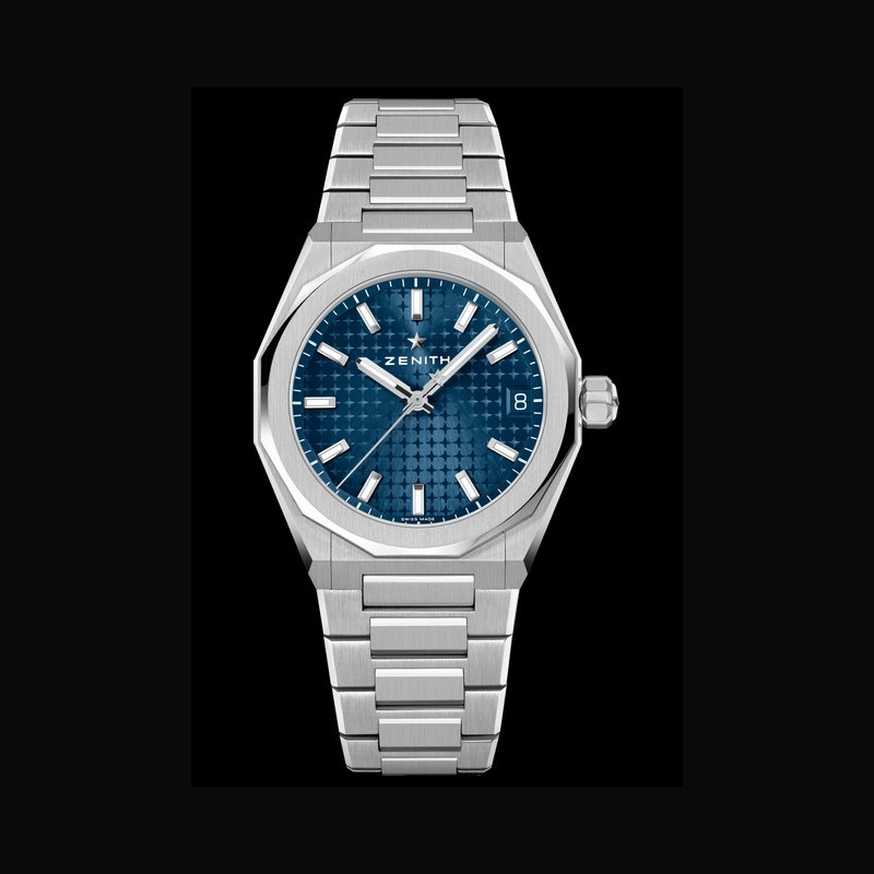 Watch Defy Skyline – 36 mm  Zenith 03.9400.670/51.I001 Stainless Steel -  Blue Dial - Bracelet Stainless Steel
