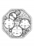 Octo Finissimo  Chronograph GMT BVL 138 Sketch