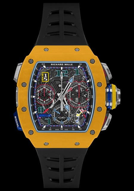 RM 65-01 Automatic Split-Seconds Chronograph Dark Yellow  Quartz TPT®