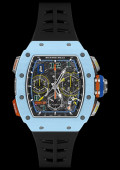 RM 65-01 Automatic Split-Seconds Chronograph Pastel Blue Quartz TPT®