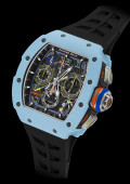 RM 65-01 Automatic Split-Seconds Chronograph Pastel Blue Quartz TPT®