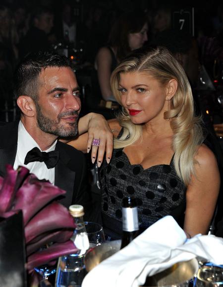 Fergie and Marc Jacobs during the dinner. 