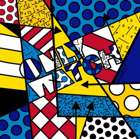 The painting of Romero Britto