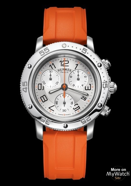Watch Hermès Clipper Chrono Quartz Plongée | Clipper 036081WW00