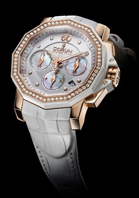 Watch Corum Admiral s Cup Challenger 40 Chrono Diamonds