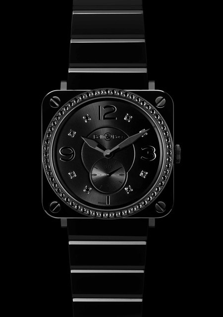 Watch Bell Ross BR S Black Ceramic Phantom Diamonds