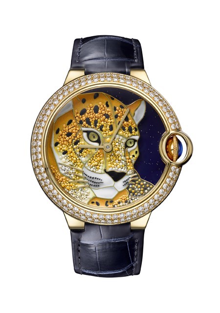 Watch Cartier Ballon Bleu de Cartier Enamel granulation with