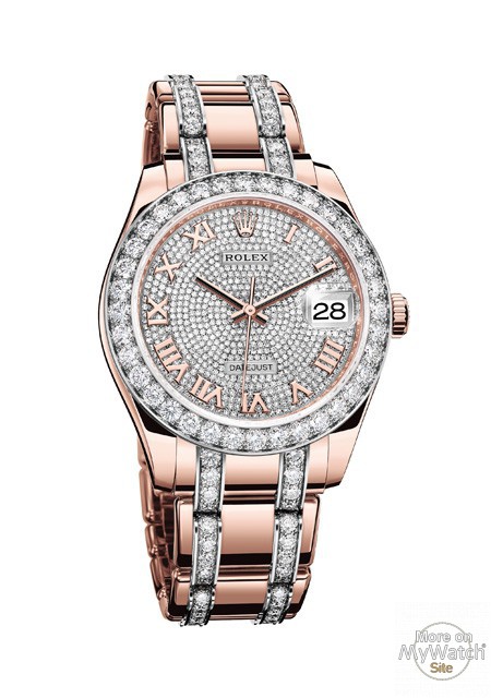 pearlmaster 39 white gold and diamonds price