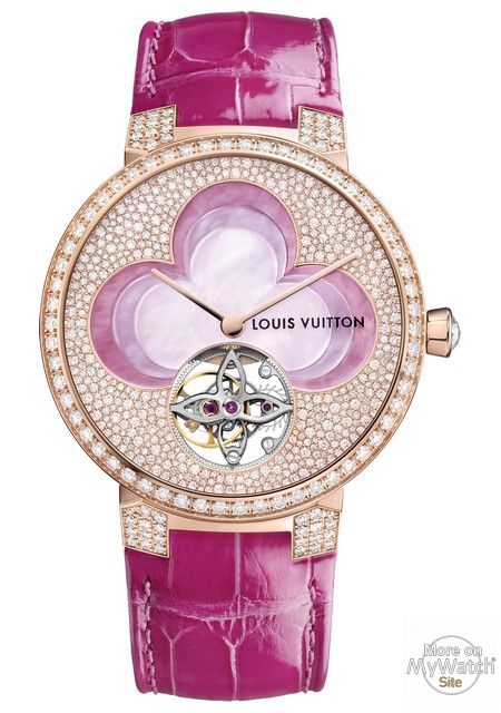 Louis Vuitton Color Blossom Sautoir, Pink Gold, White Mother-of