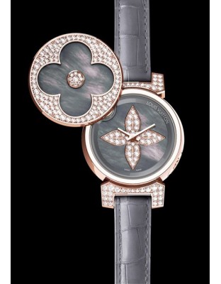 New Louis Vuitton Tambour Bijou Secret watches in colour-popping