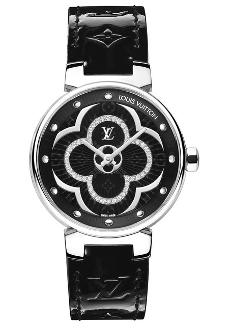Louis Vuitton Tambour Moon Divine MM QA019Z Ladies Watch Pre-Owned [b0619]
