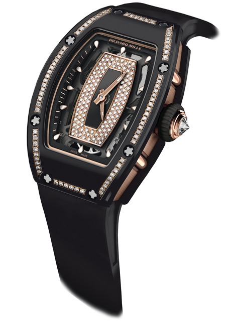 Watch Richard Mille RM 07 01 Gem Set Black Ceramic RM 07 Ceramic