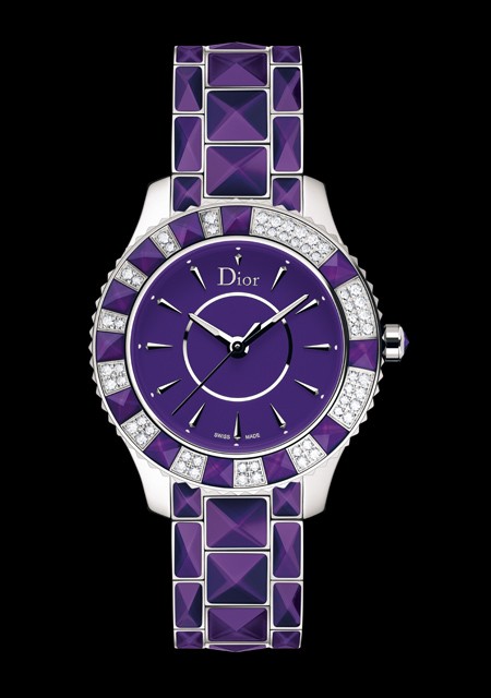 Dior purple watch new arrivals