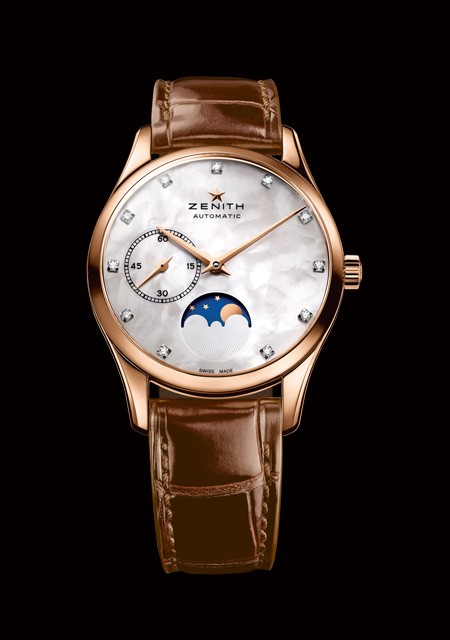 Zenith Elite Ultra Thin Lady Moonphase Ladies Watch - 33mm  16.2330.692/01.c714 -, Timepiece Trader