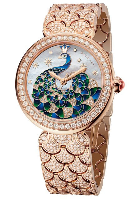 Fabergé Compliquée Peacock Black Sapphire Watch - SCOPELLITI 1887