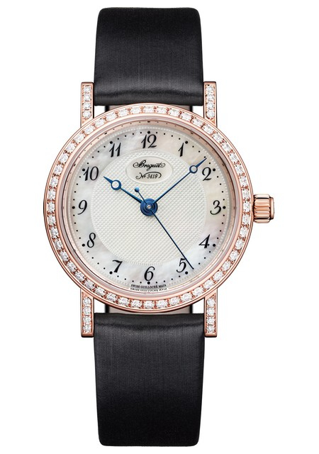 Watch Classique Dame Breguet 8068BR 59 Rose Gold Strap Satin