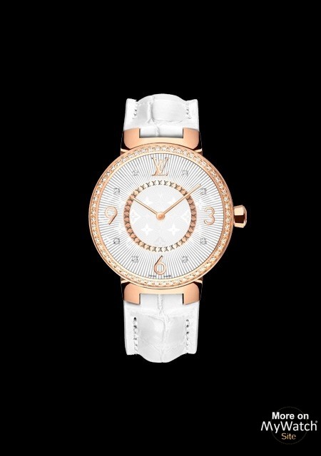 Louis Vuitton tambour monogram watch unisex