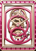 Montre Boyfriend Squelette Édition Rose