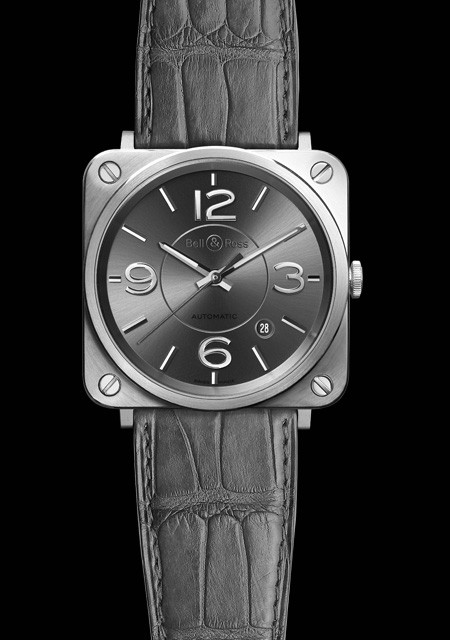 Watch Bell Ross BR S Officer Ruthenium AVIATION BRS92 RU