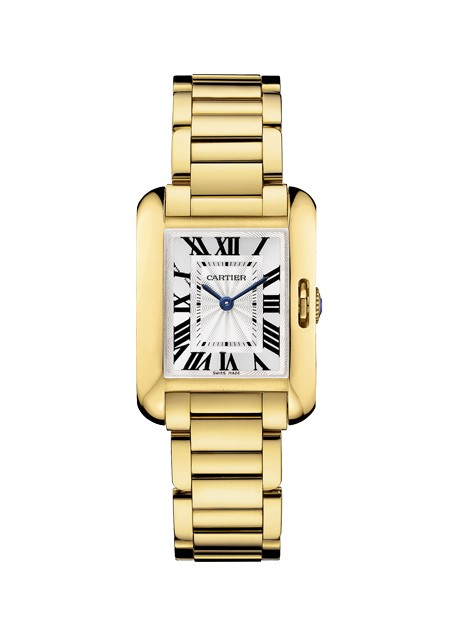 Cartier tank sale anglaise yellow gold