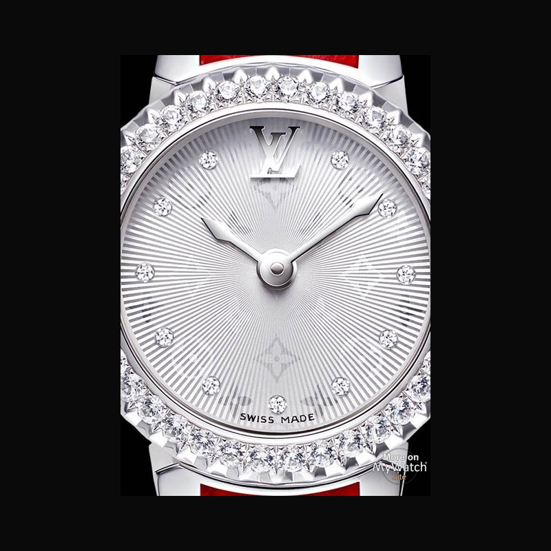 Watch Louis Vuitton Tambour Monogram Bijou Acier Serti de Diamants